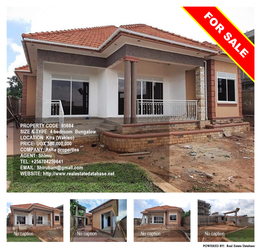 4 bedroom Bungalow  for sale in Kira Wakiso Uganda, code: 95684