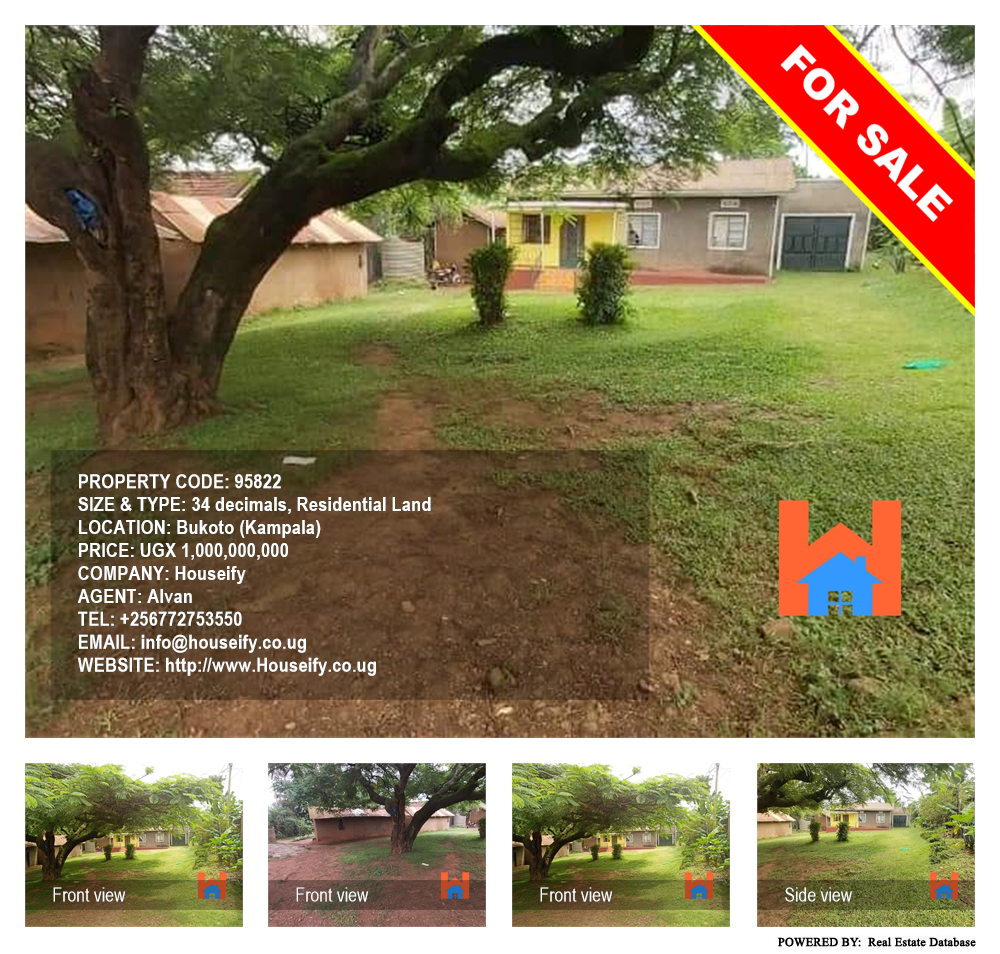 Residential Land  for sale in Bukoto Kampala Uganda, code: 95822