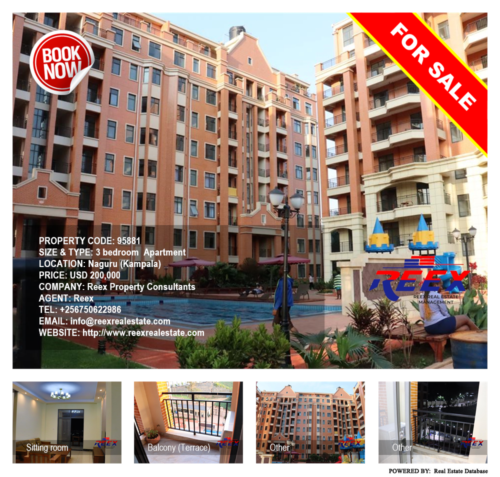 3 bedroom Apartment  for sale in Naguru Kampala Uganda, code: 95881