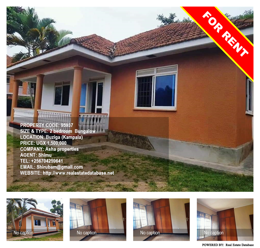 2 bedroom Bungalow  for rent in Buziga Kampala Uganda, code: 95937