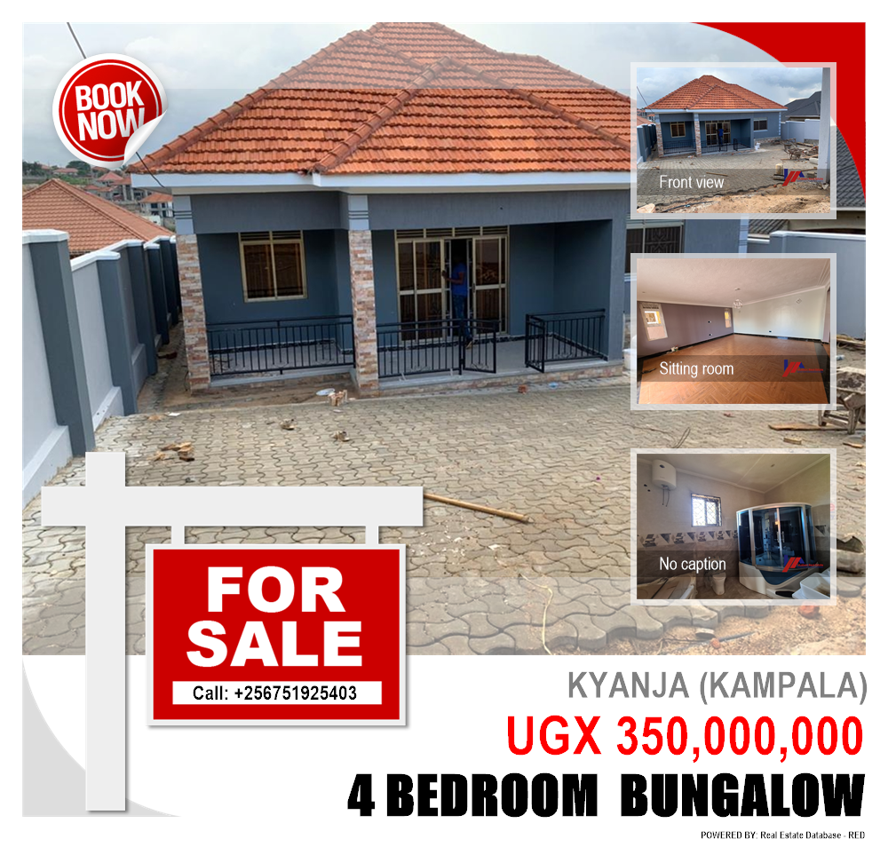 4 bedroom Bungalow  for sale in Kyanja Kampala Uganda, code: 95938