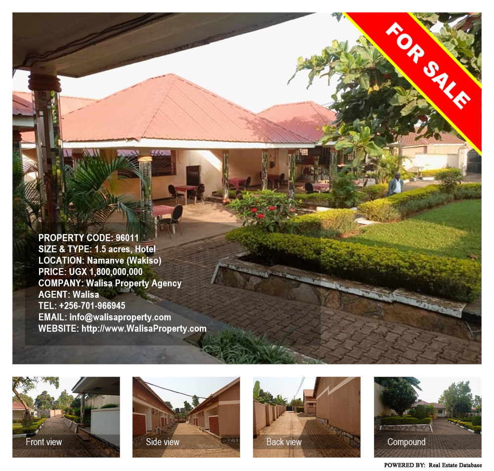 Hotel  for sale in Namanve Wakiso Uganda, code: 96011