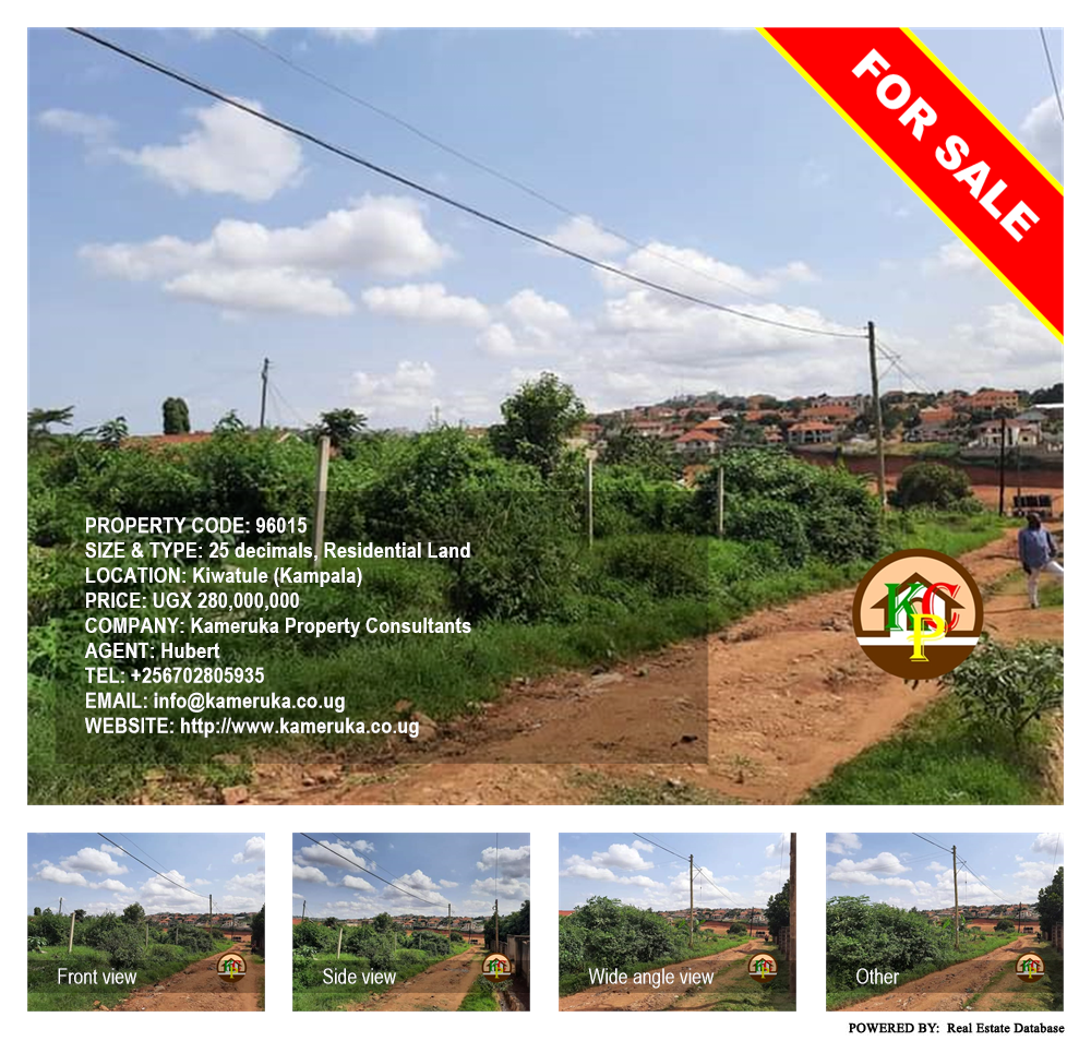 Residential Land  for sale in Kiwaatule Kampala Uganda, code: 96015