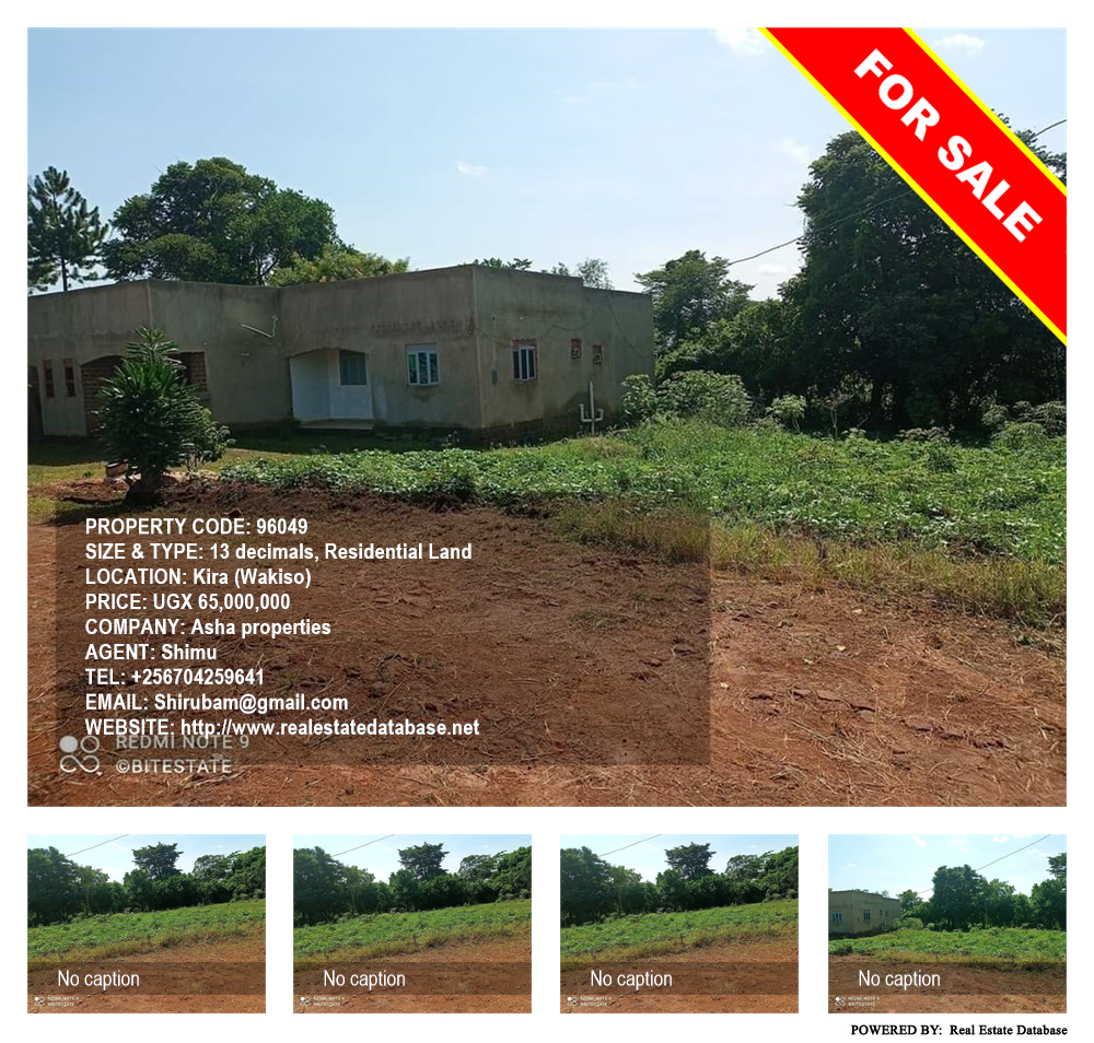 Residential Land  for sale in Kira Wakiso Uganda, code: 96049
