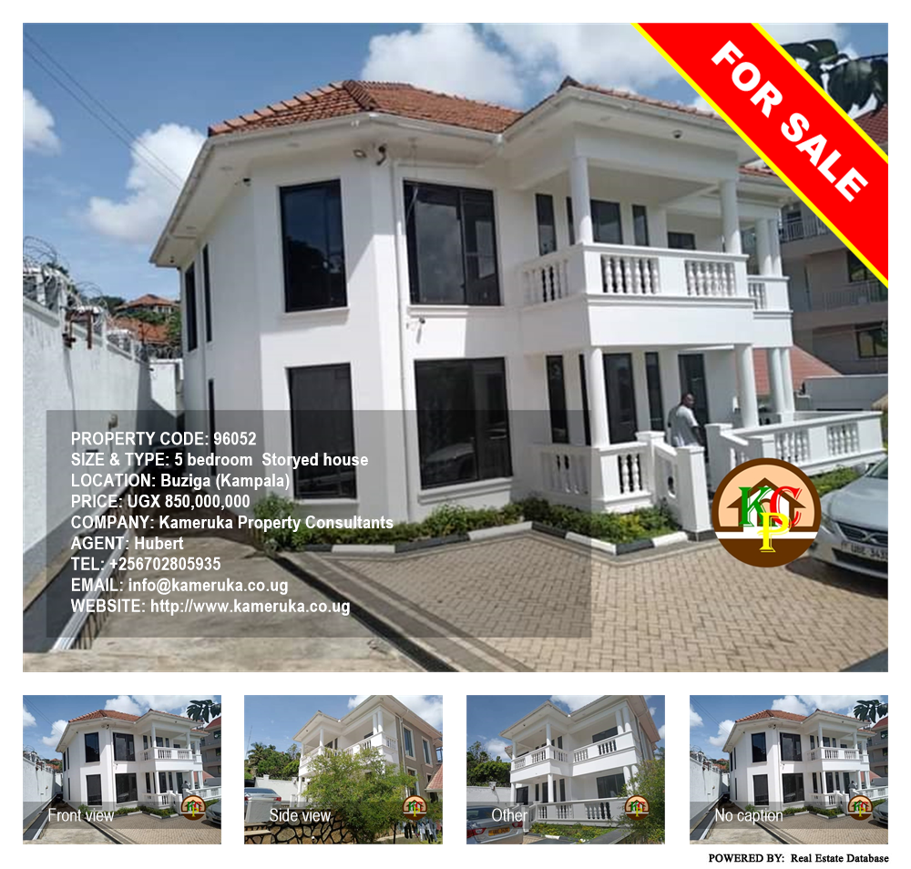 5 bedroom Storeyed house  for sale in Buziga Kampala Uganda, code: 96052