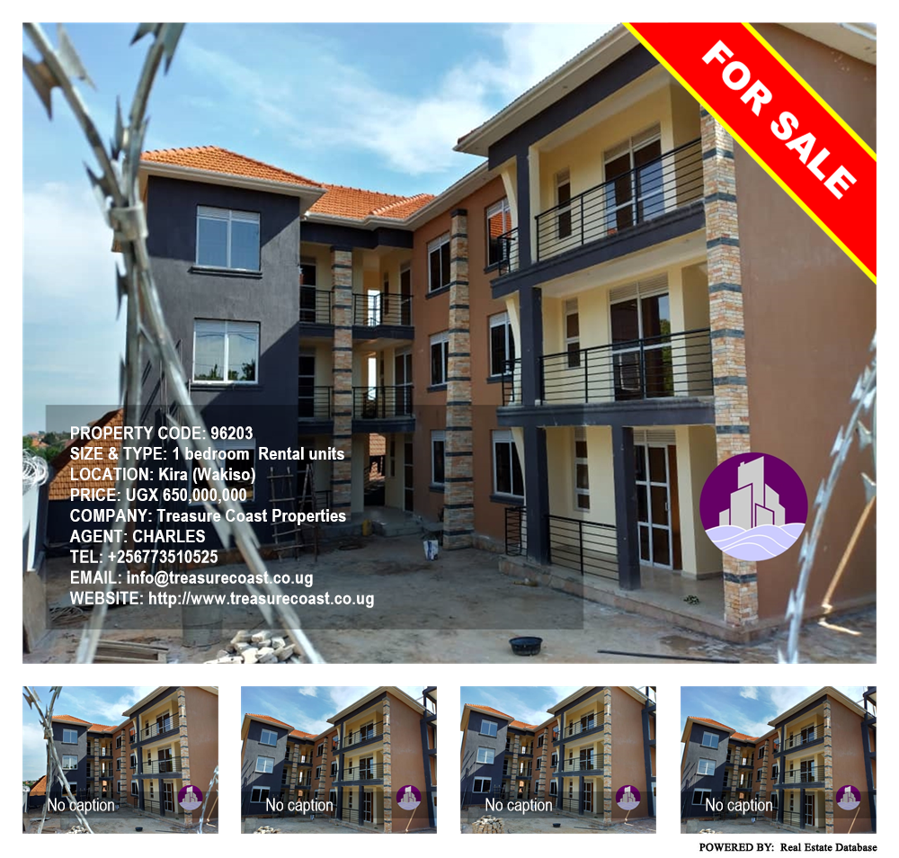 1 bedroom Rental units  for sale in Kira Wakiso Uganda, code: 96203