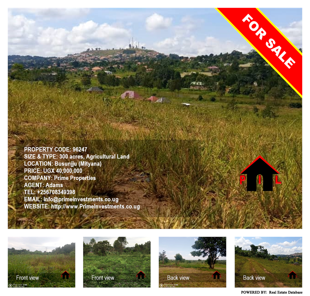 Agricultural Land  for sale in Busunjju Mityana Uganda, code: 96247