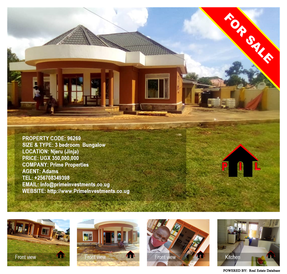 3 bedroom Bungalow  for sale in Njeru Jinja Uganda, code: 96269