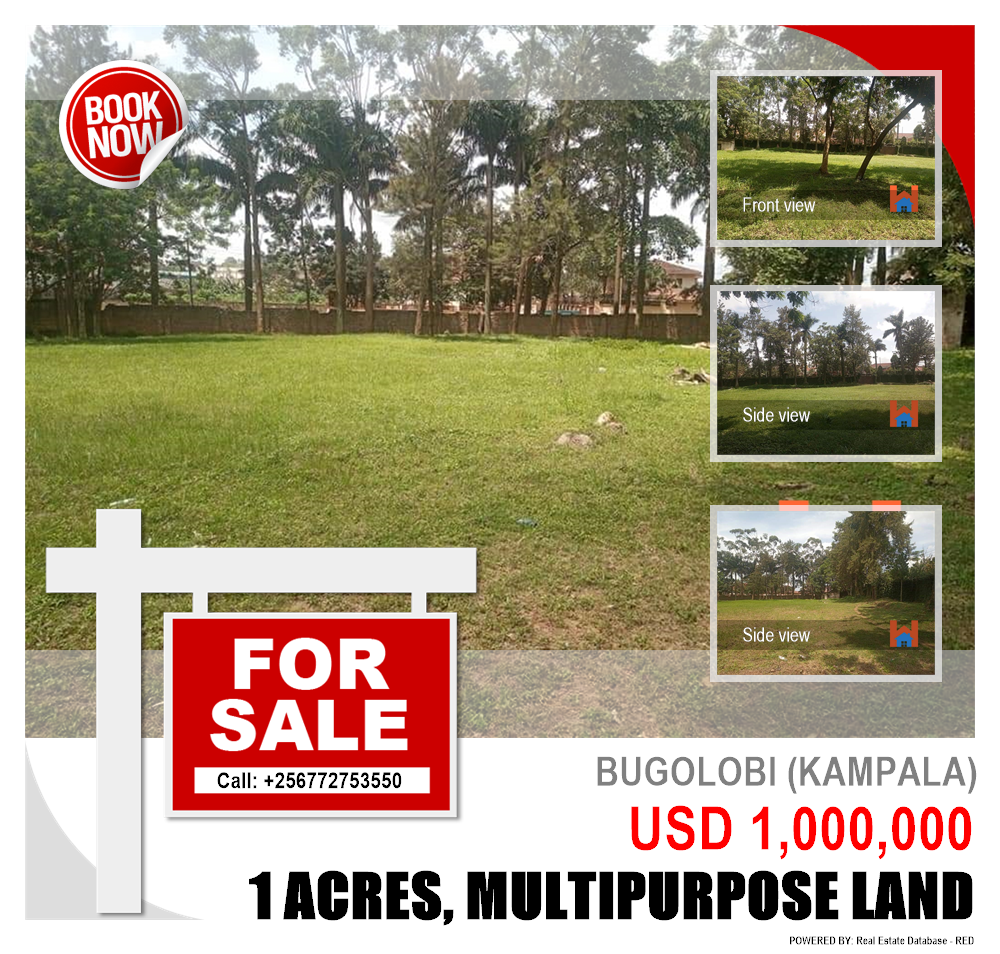 Multipurpose Land  for sale in Bugoloobi Kampala Uganda, code: 96314