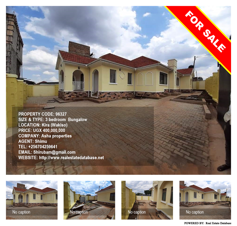 3 bedroom Bungalow  for sale in Kira Wakiso Uganda, code: 96327