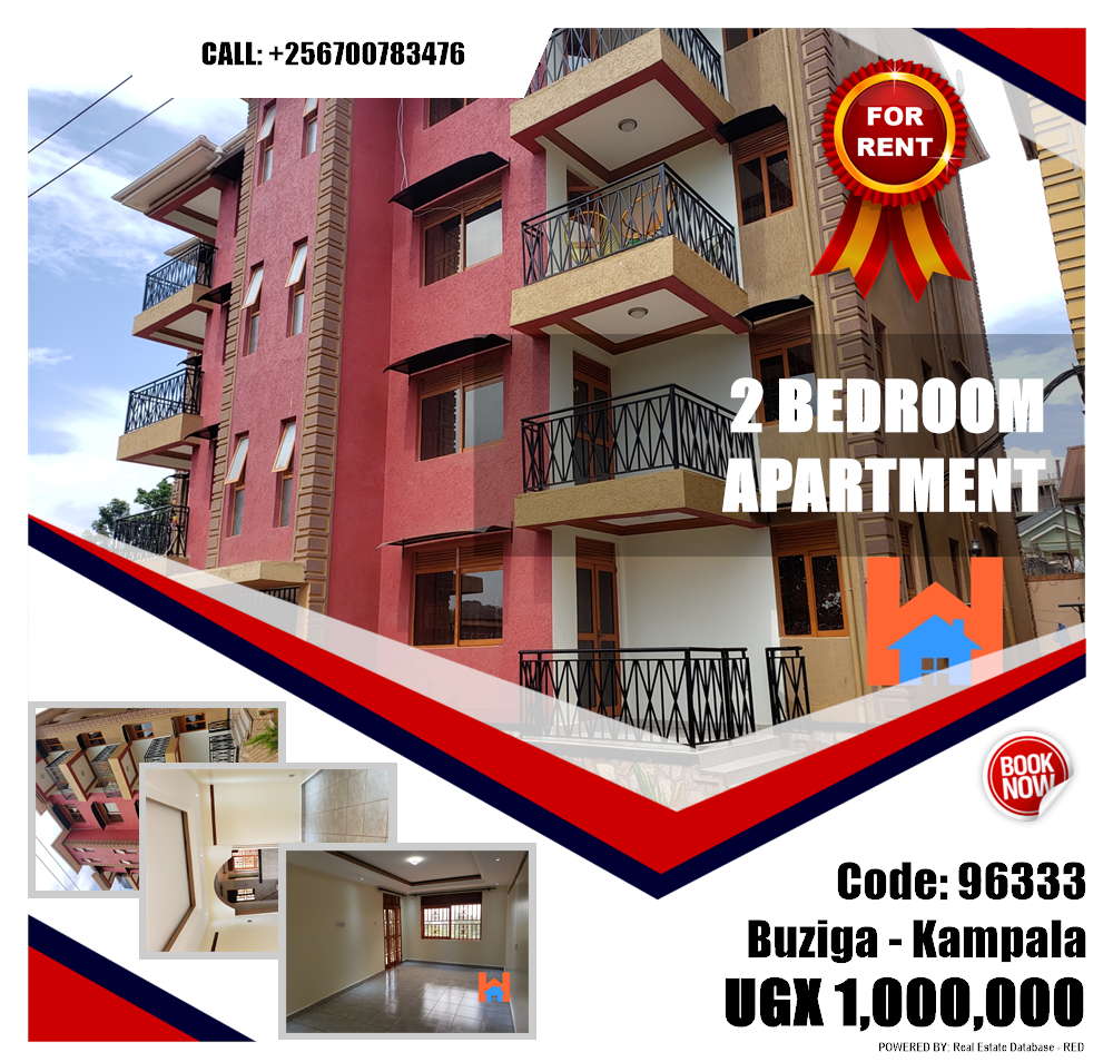 2 bedroom Apartment  for rent in Buziga Kampala Uganda, code: 96333