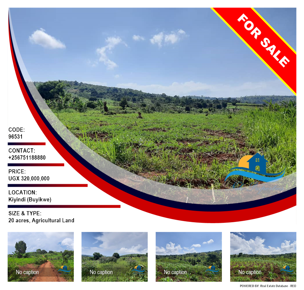 Agricultural Land  for sale in Kiyindi Buyikwe Uganda, code: 96531