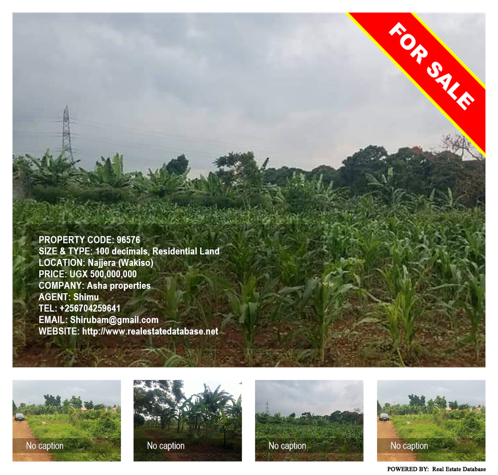 Residential Land  for sale in Najjera Wakiso Uganda, code: 96576