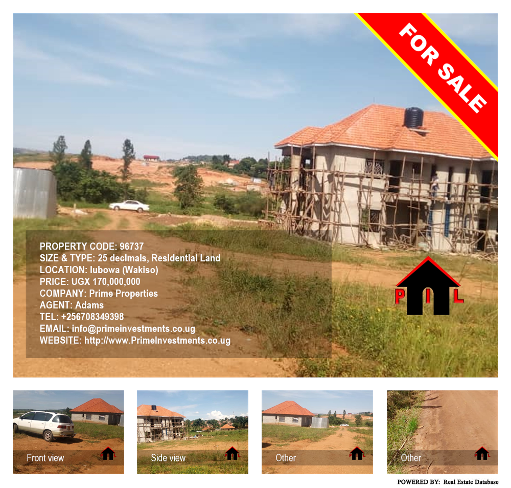 Residential Land  for sale in Lubowa Wakiso Uganda, code: 96737