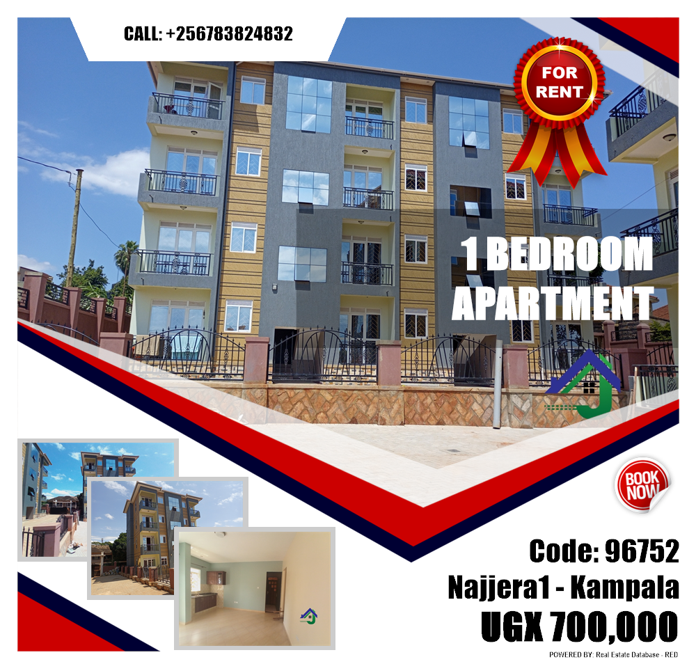 1 bedroom Apartment  for rent in Najjera Kampala Uganda, code: 96752