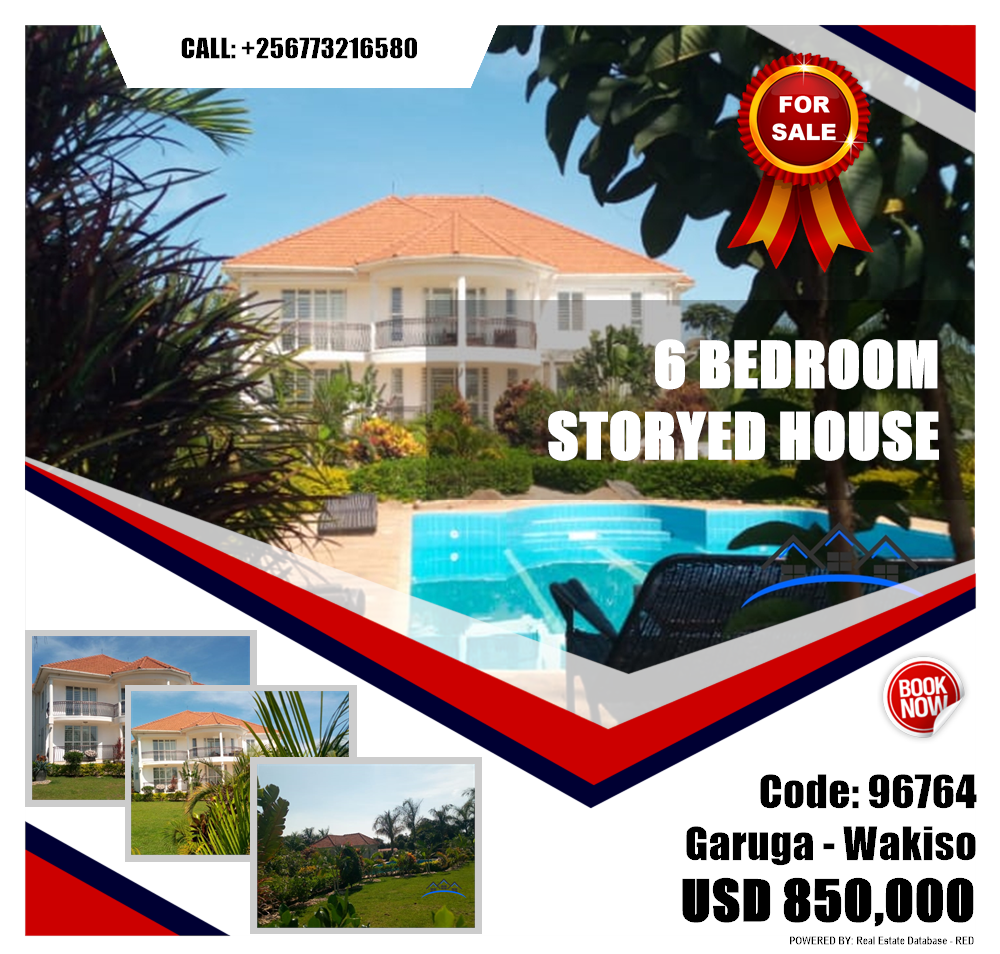 6 bedroom Storeyed house  for sale in Garuga Wakiso Uganda, code: 96764