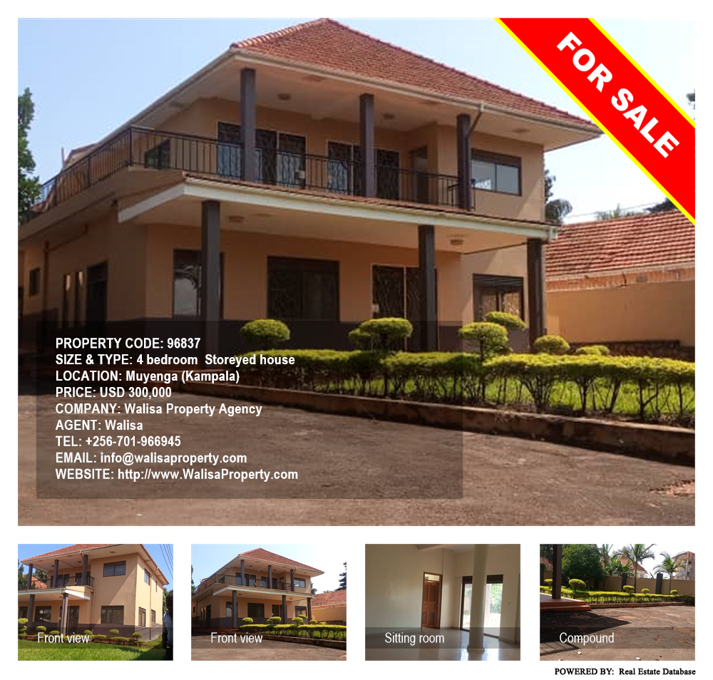 4 bedroom Storeyed house  for sale in Muyenga Kampala Uganda, code: 96837