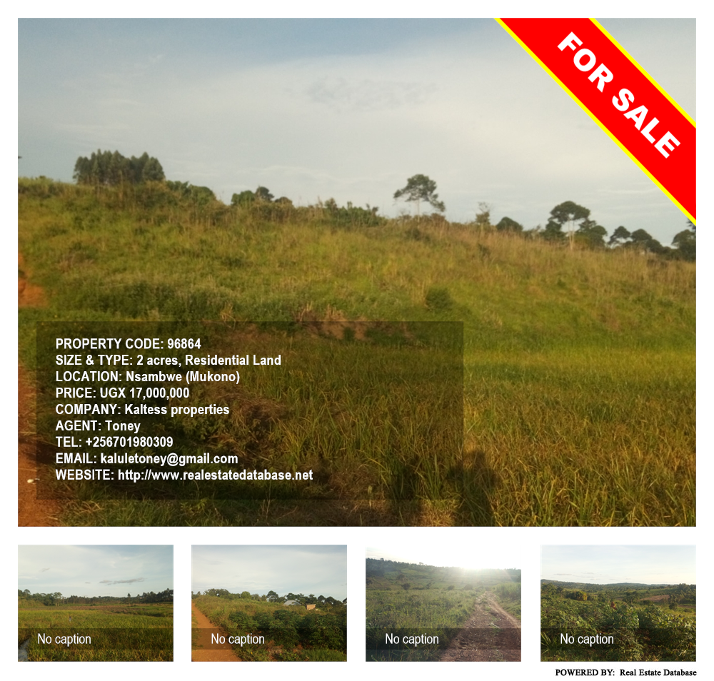 Residential Land  for sale in Nsambwe Mukono Uganda, code: 96864