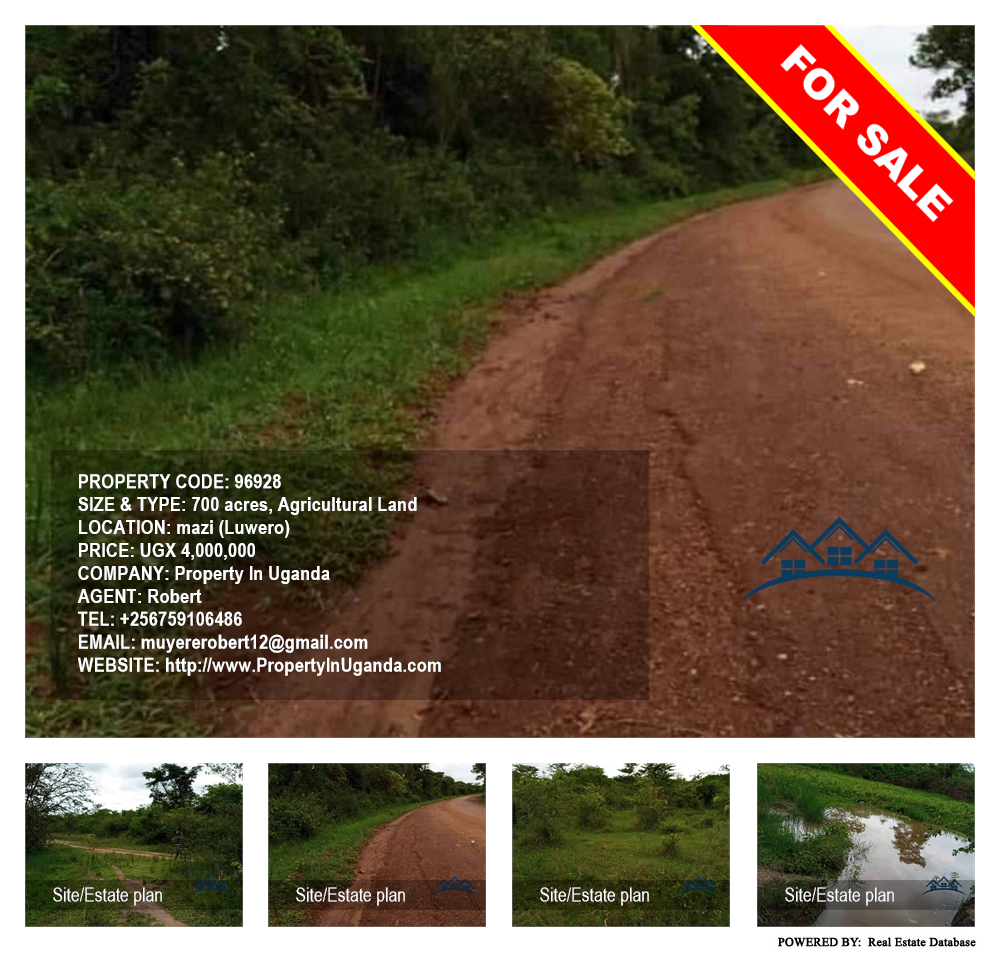 Agricultural Land  for sale in Mazzi Luwero Uganda, code: 96928
