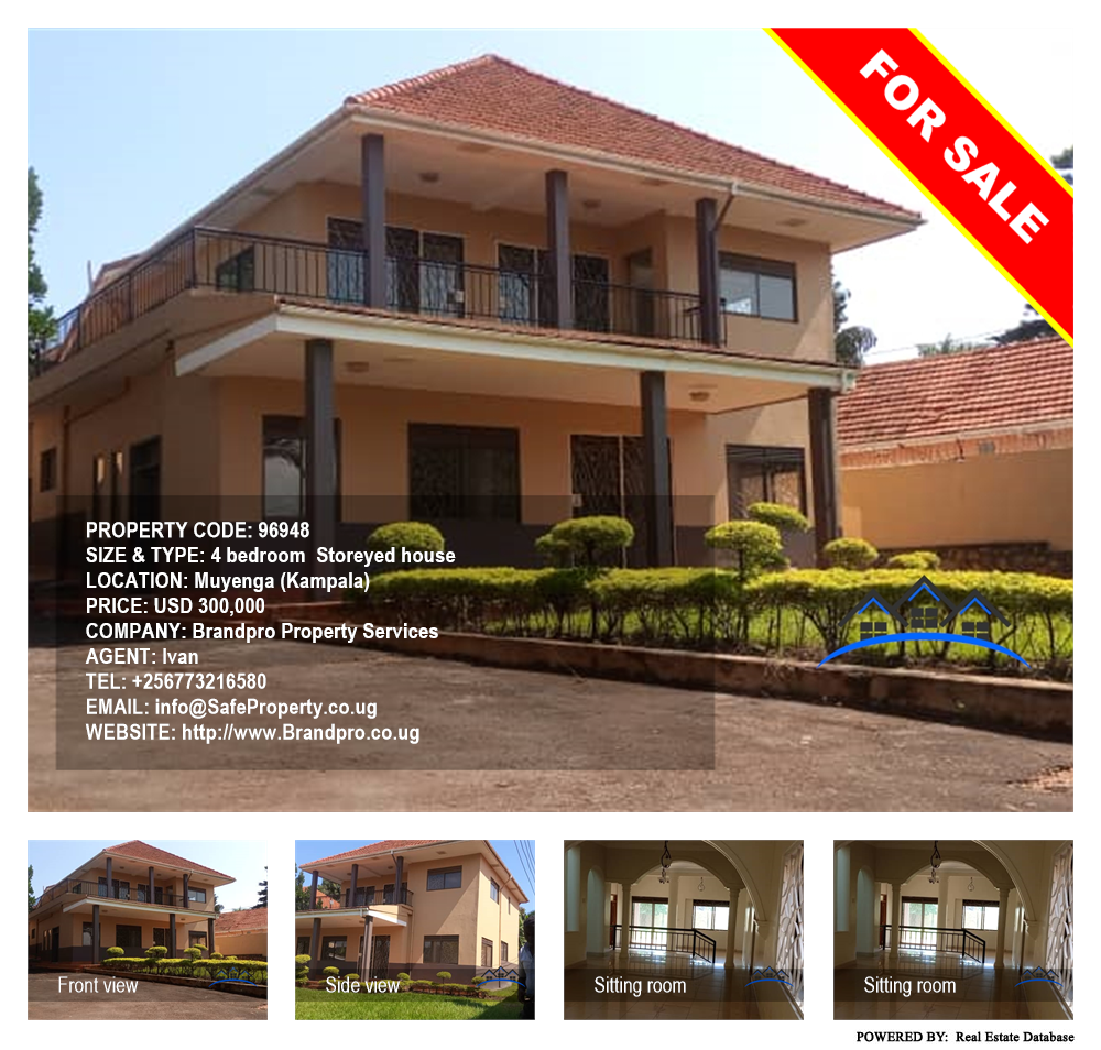 4 bedroom Storeyed house  for sale in Muyenga Kampala Uganda, code: 96948