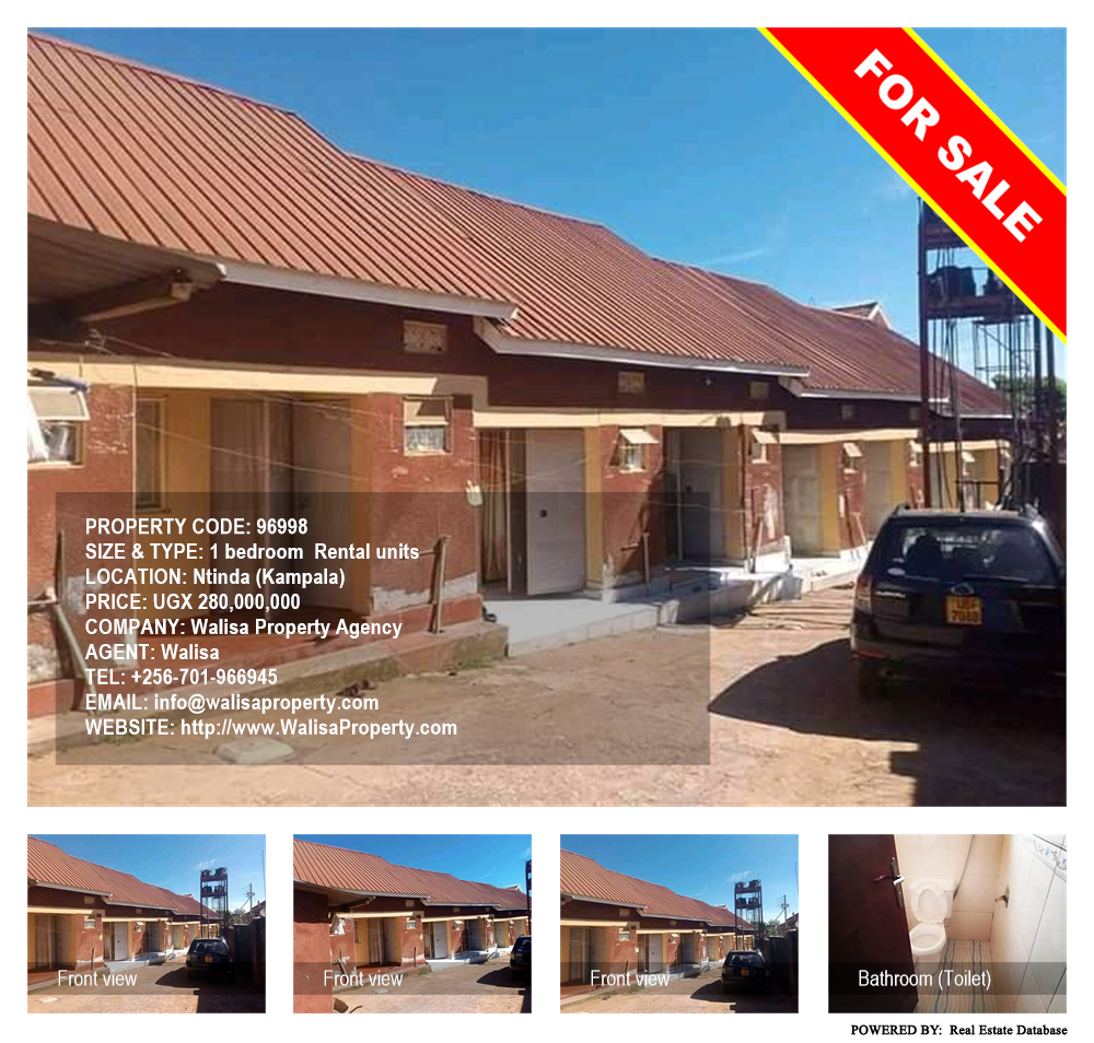 1 bedroom Rental units  for sale in Ntinda Kampala Uganda, code: 96998