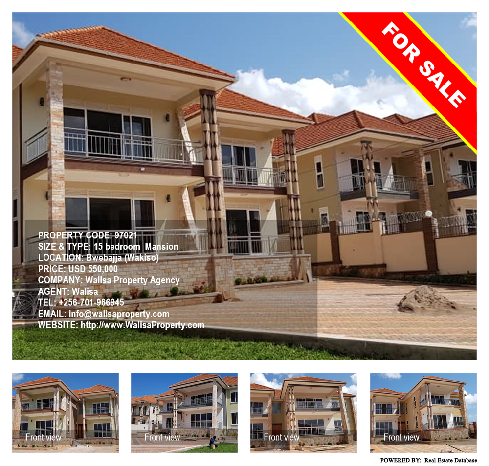 15 bedroom Mansion  for sale in Bwebajja Wakiso Uganda, code: 97021