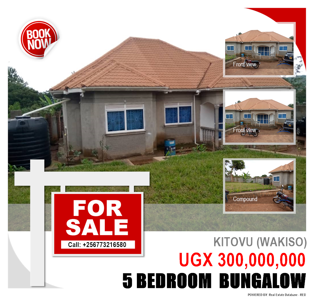 5 bedroom Bungalow  for sale in Kitovu Wakiso Uganda, code: 97046