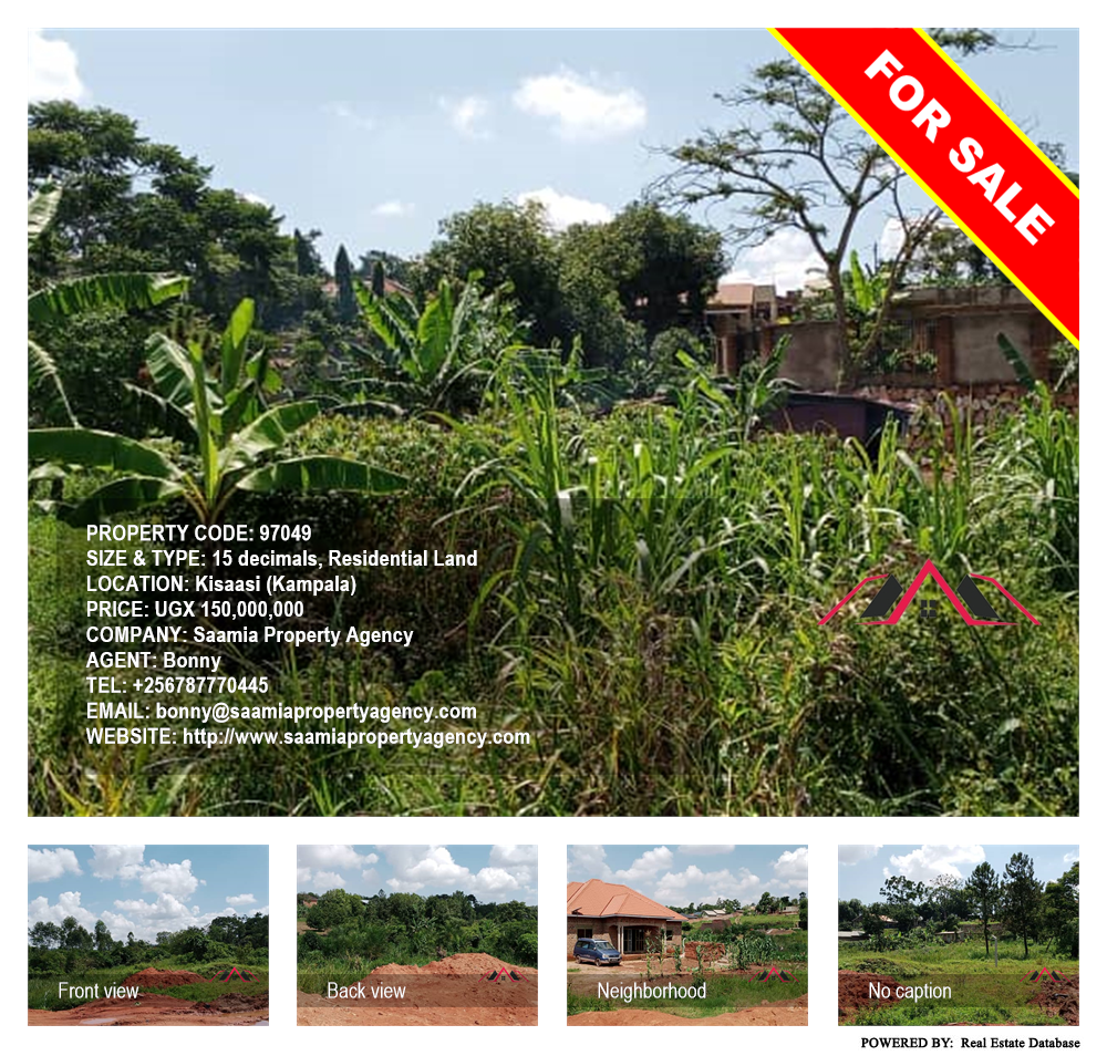 Residential Land  for sale in Kisaasi Kampala Uganda, code: 97049
