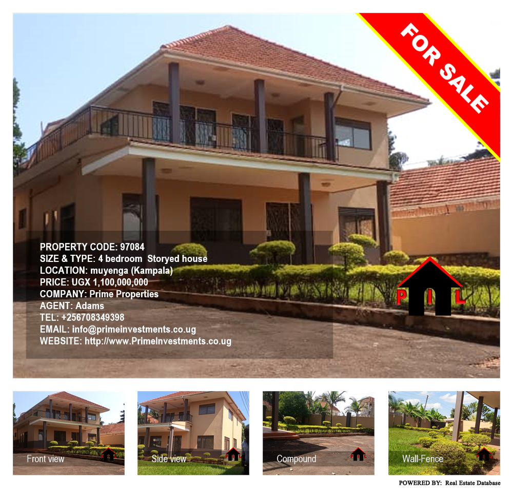 4 bedroom Storeyed house  for sale in Muyenga Kampala Uganda, code: 97084