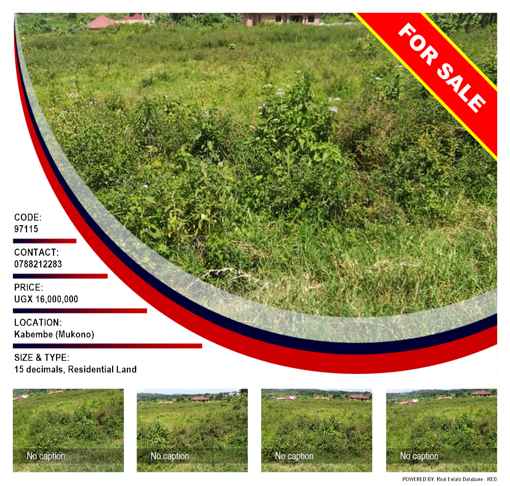 Residential Land  for sale in Kabembe Mukono Uganda, code: 97115