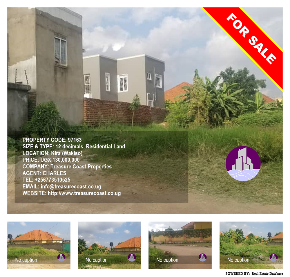 Residential Land  for sale in Kira Wakiso Uganda, code: 97163