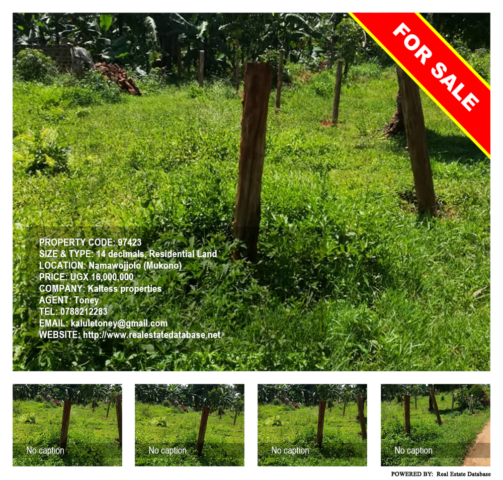 Residential Land  for sale in Namawojjolo Mukono Uganda, code: 97423