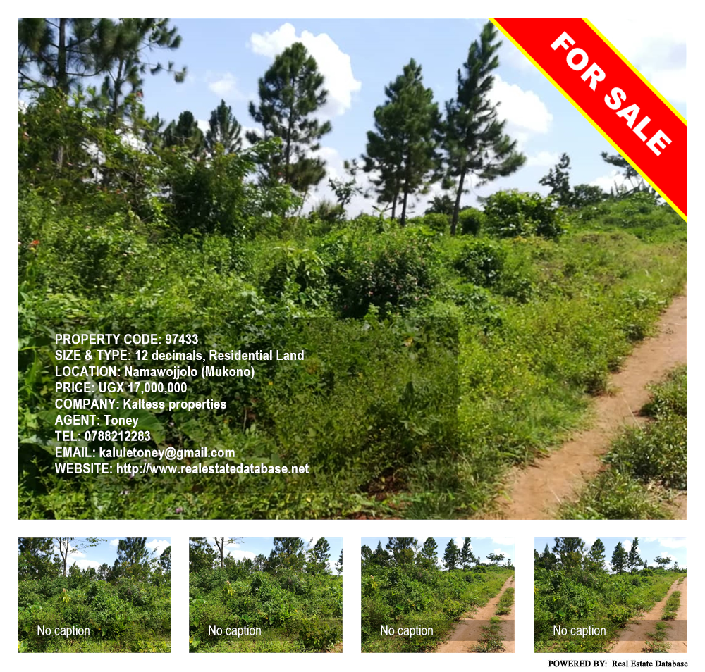 Residential Land  for sale in Namawojjolo Mukono Uganda, code: 97433