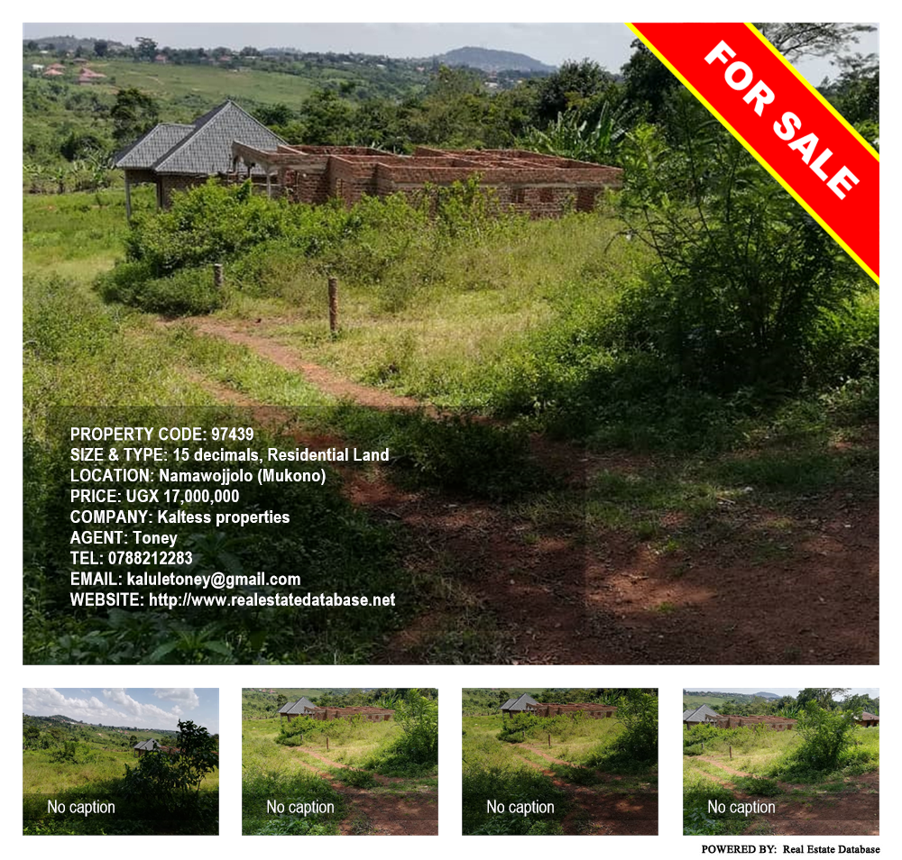 Residential Land  for sale in Namawojjolo Mukono Uganda, code: 97439