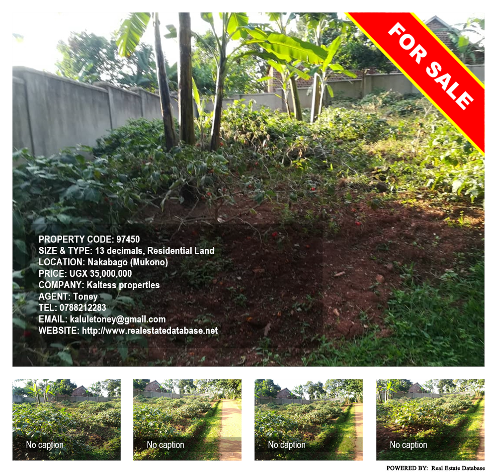 Residential Land  for sale in Nakabago Mukono Uganda, code: 97450