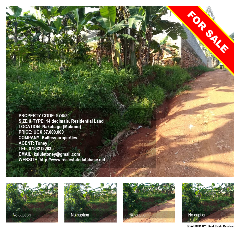 Residential Land  for sale in Nakabago Mukono Uganda, code: 97453