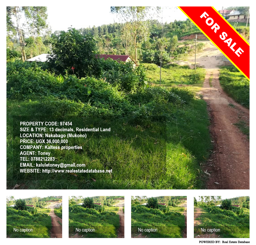 Residential Land  for sale in Nakabago Mukono Uganda, code: 97454