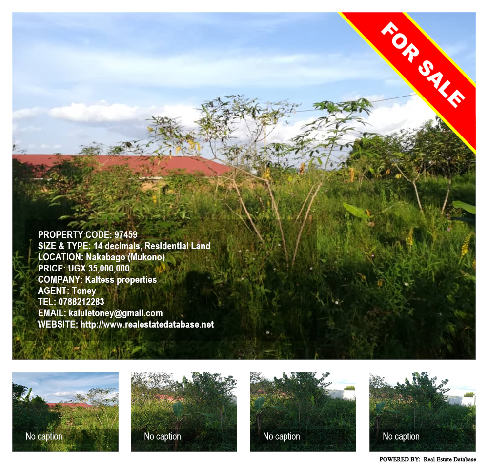 Residential Land  for sale in Nakabago Mukono Uganda, code: 97459
