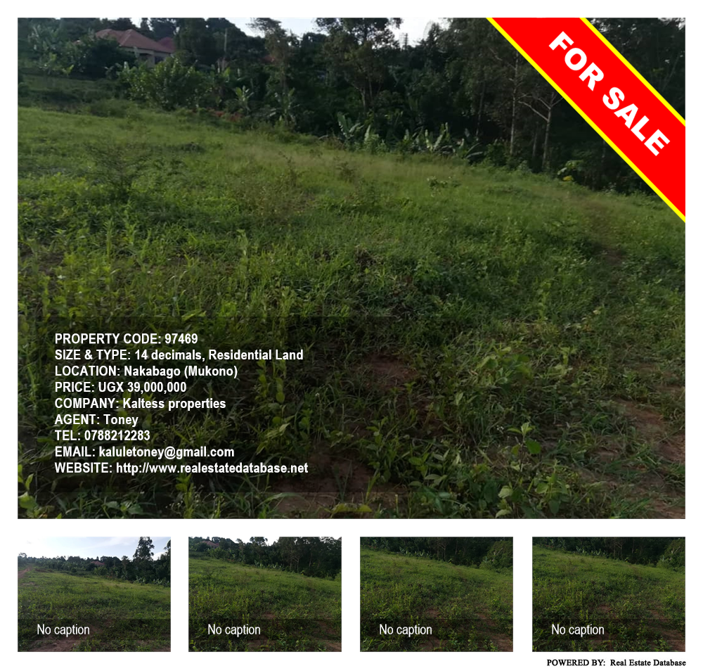 Residential Land  for sale in Nakabago Mukono Uganda, code: 97469