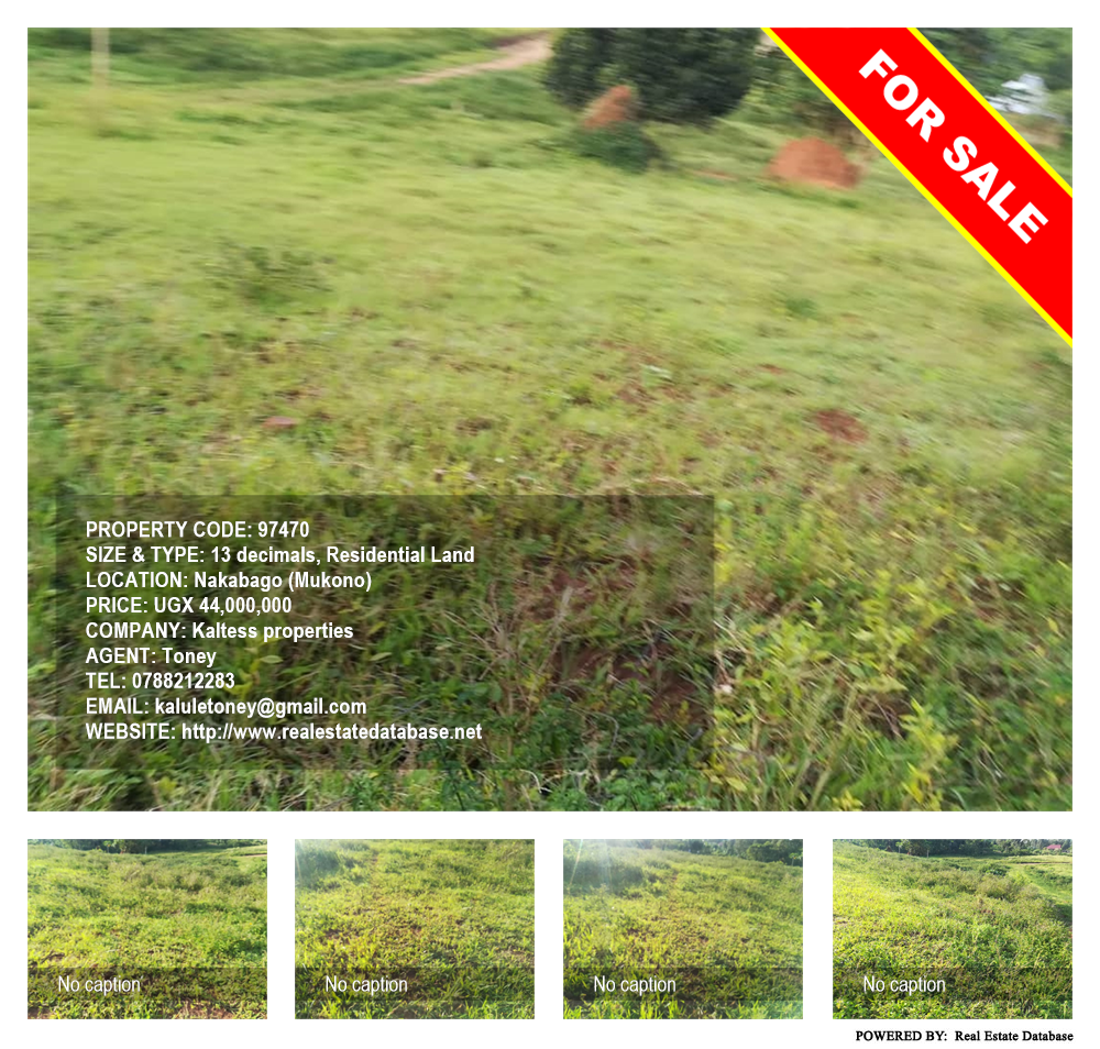 Residential Land  for sale in Nakabago Mukono Uganda, code: 97470