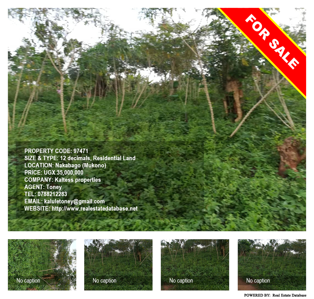 Residential Land  for sale in Nakabago Mukono Uganda, code: 97471