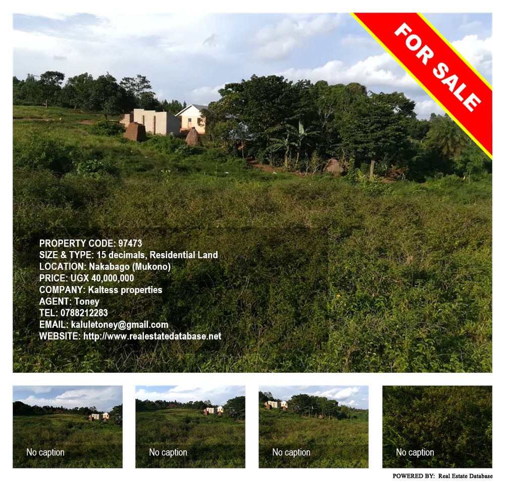Residential Land  for sale in Nakabago Mukono Uganda, code: 97473