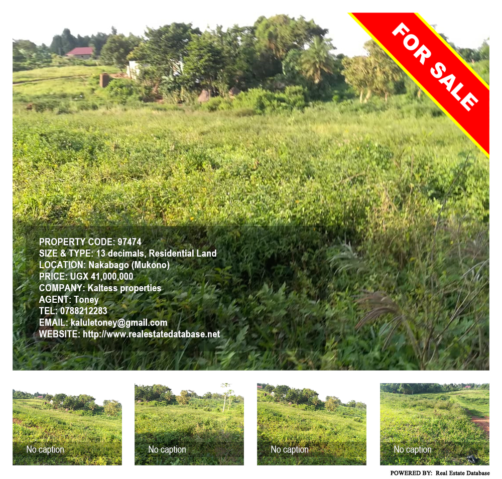 Residential Land  for sale in Nakabago Mukono Uganda, code: 97474