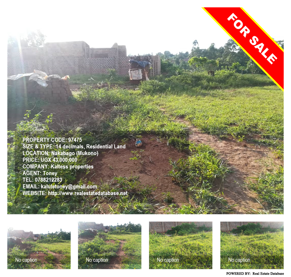 Residential Land  for sale in Nakabago Mukono Uganda, code: 97475