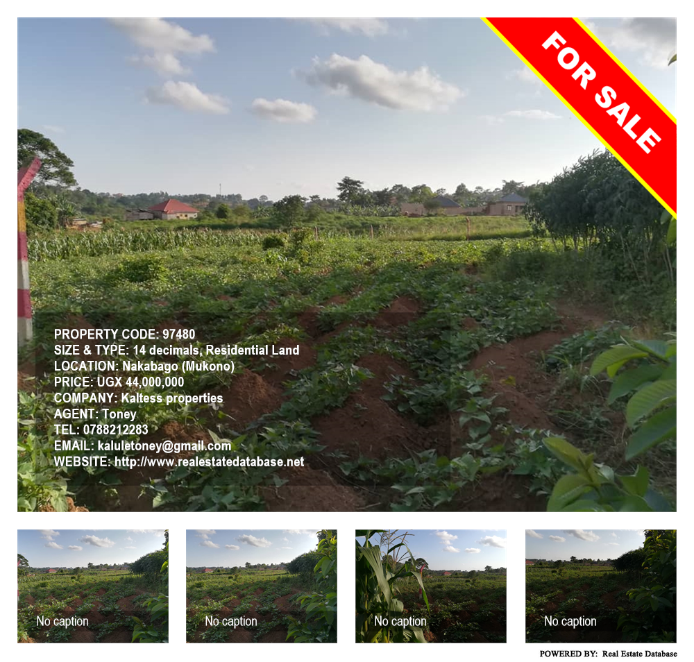 Residential Land  for sale in Nakabago Mukono Uganda, code: 97480