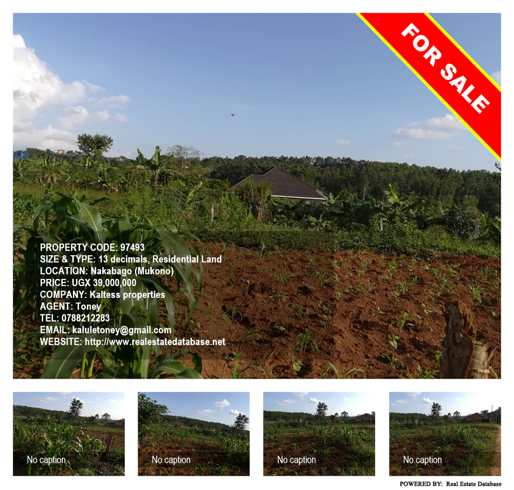 Residential Land  for sale in Nakabago Mukono Uganda, code: 97493