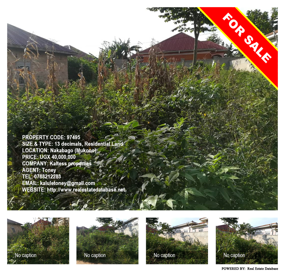 Residential Land  for sale in Nakabago Mukono Uganda, code: 97495