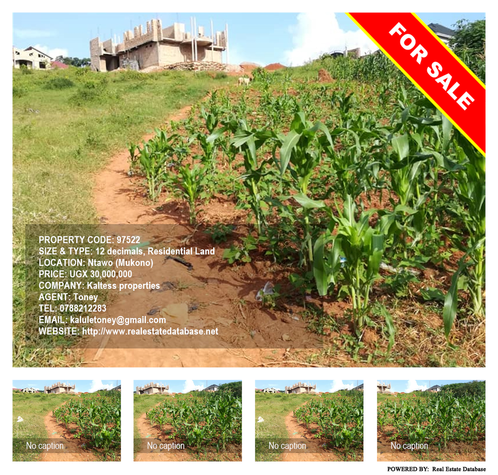 Residential Land  for sale in Ntawo Mukono Uganda, code: 97522