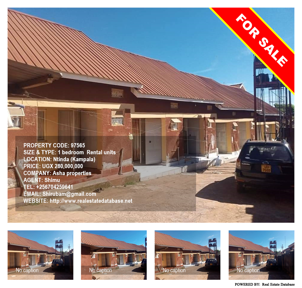 1 bedroom Rental units  for sale in Ntinda Kampala Uganda, code: 97565