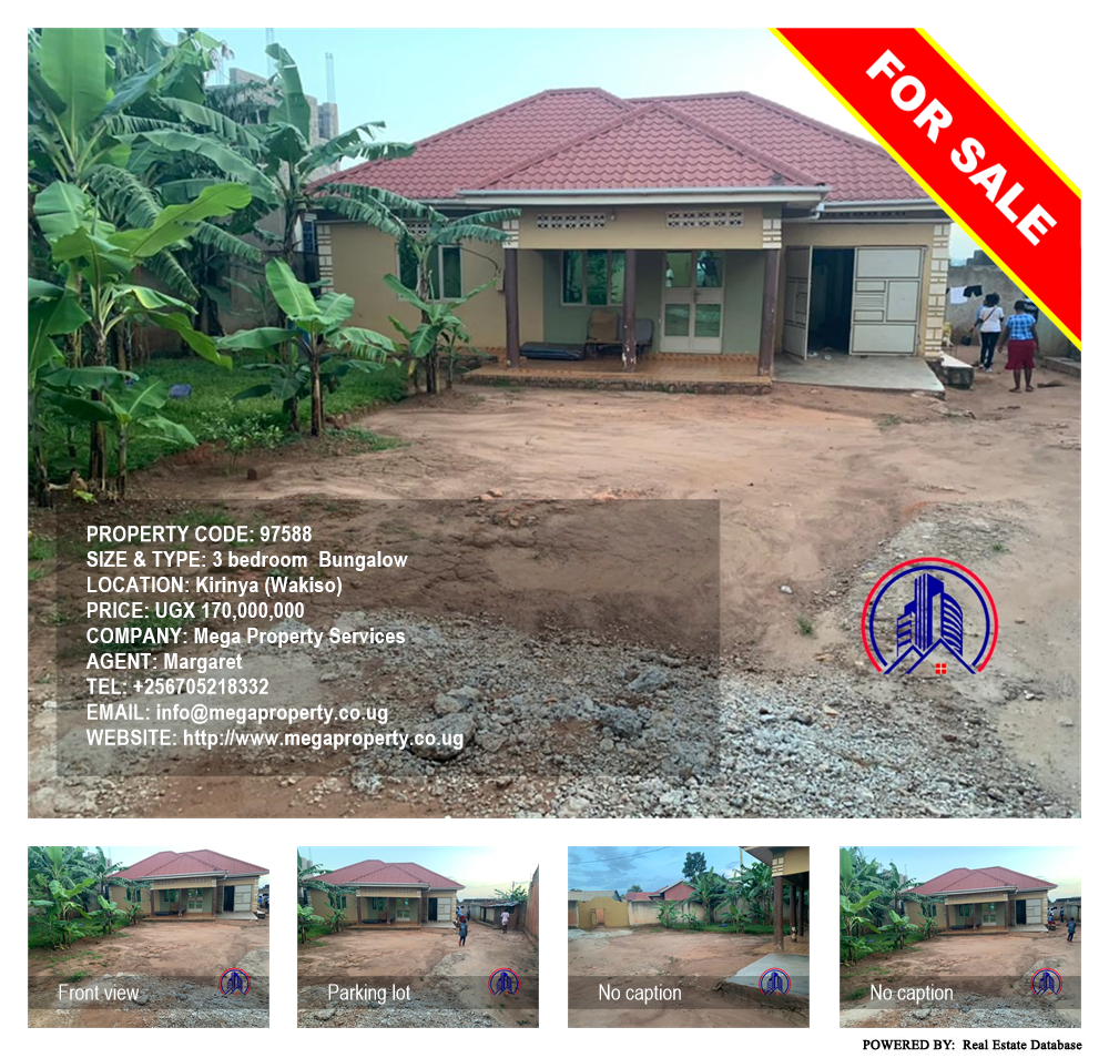 3 bedroom Bungalow  for sale in Kirinya Wakiso Uganda, code: 97588